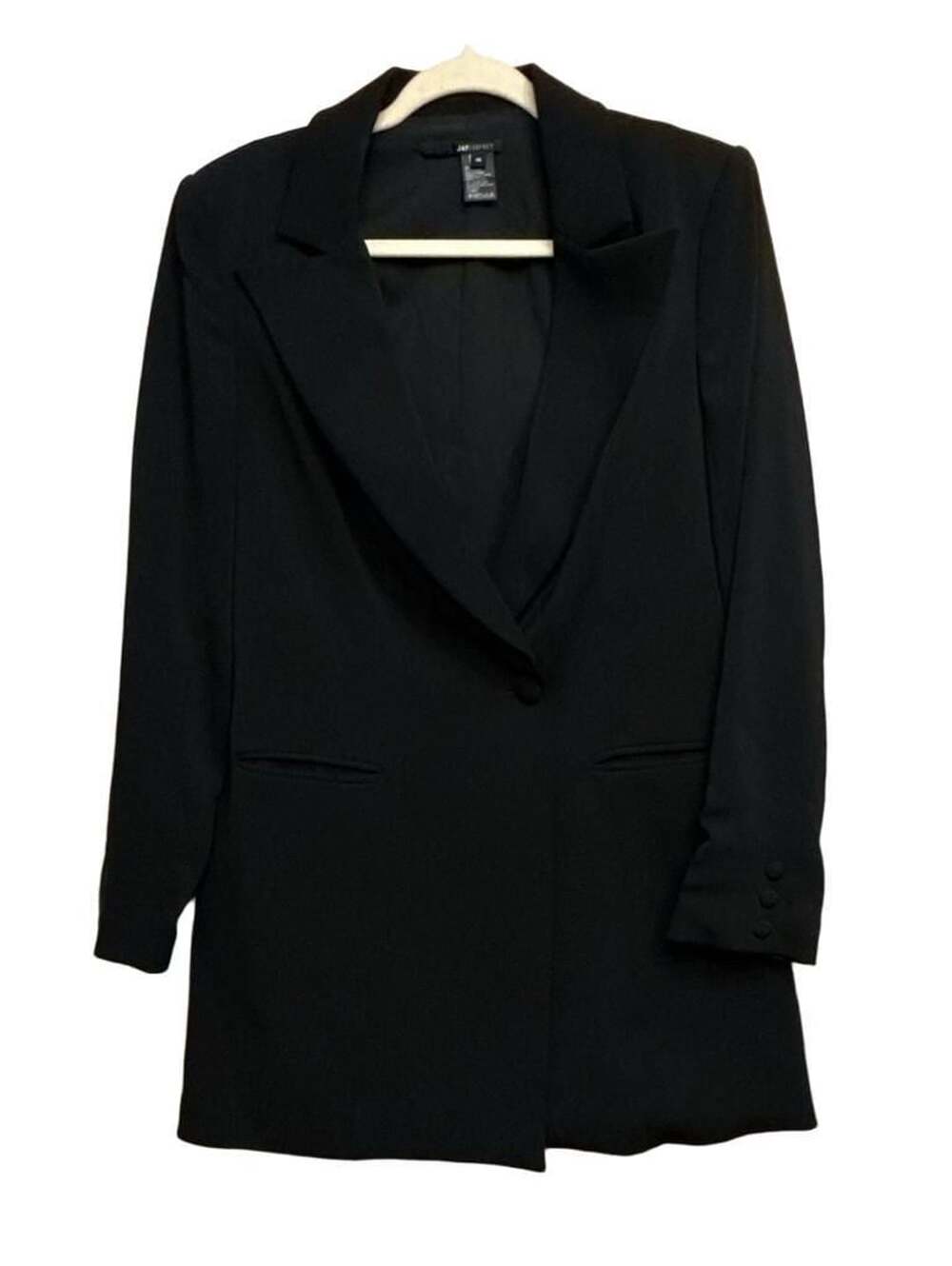 Jay Godfrey Black Blazer Mini Dress Size 14